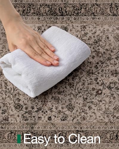 LUMI Kitchen Floor Mat Cushioned Anti Fatigue Runner Rug, 24"x59" - color: Brown & Olive, size: 59"L x 24"W x 0.4"Th