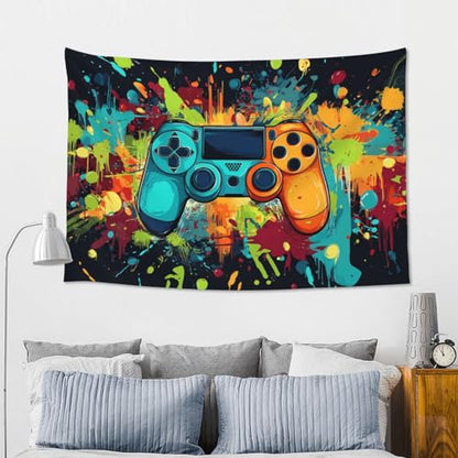 mutakin Game Tapestry Wall Hanging Aesthetic For Bedroom Living Room Dorm (Game) - color: Game