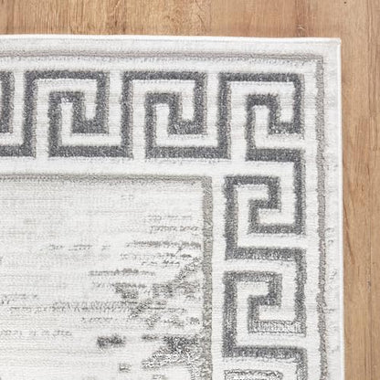 GLORY RUGS Area Rugs Marble 4x5 Cream Gray Carpet Modern Abstract Rug Living Room Dining Bedroom Rug - color: Cream Gray, size: 4' x 5' (Rectangular)