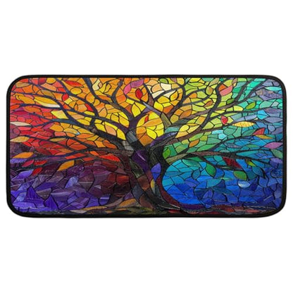 Tree of Life Kitchen Rug Non-Slip Indoor Carpet Absorbent Welcome Mat - color: A:a-2