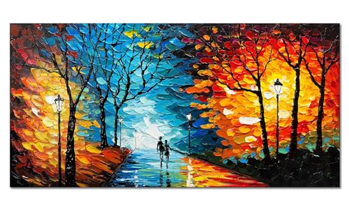 Alenoss Hand Painted Modern Oil Paintings Wall Art - color: AL-B98