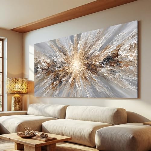 Abstract Art Wall Decor Modern Wall Art Pictures For Bedroom White And Brown Wall Decor Canvas Art Prints Artwork For Walls Canvas Wall Art Decor For Living Room Home Office Wall Decorations 20" X 40" - color: QLS-04C, size: 40"L x 20"W