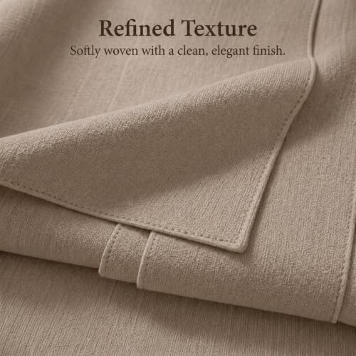 Solid Bed Runner Set,2 Pillow Covers,Taupe,70.9x19.7in - color: Taupe, size: Twin/Twin XL