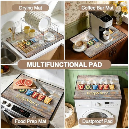 Versatile Stove Guard Mat for Electric Stoves - All-in-One Heat-Resistant Protector Mat, Non-Slip Kitchen Counter Mat 28''x20'' - color: G254301