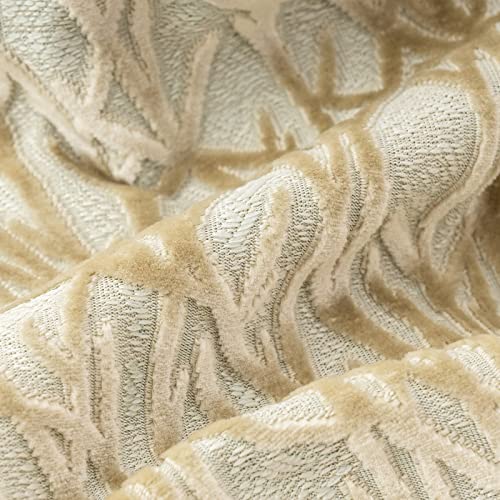 Yangest Beige Throw Pillow Cover Velvet Cushion Cover Branches Rectangular Neutral Pillowcase for Sofa Couch Bedroom Living Room, 12x20 Inch - color: Beige, size: 20" x 12" (Pack of 1)