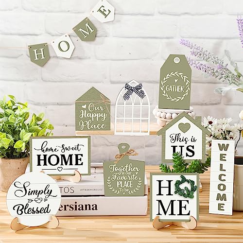 13 Home Tiered Tray Decor Farmhouse Tiered Tray Decorations Set - style: Summer