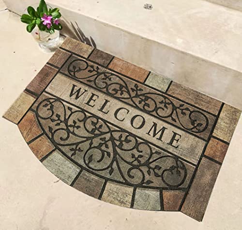 Welcome Door Mats 24"x36" Heavy Duty Front Door Mat Outdoor Welcome Mats