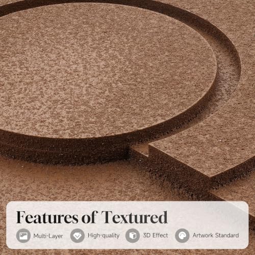 Large 3D Textured Framed Neutral Abstract Wall Art for Living Room, 3 Piece - color: White Brown Taupe, size: 24"w X 36"h X 3pcs