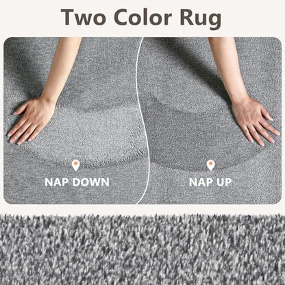2x10 Grey Runner Rug Washable Non-Slip Soft for Kitchen Hallway Bathroom - color: 09 Grey, size: 2' x 10' (Runner)
