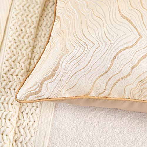 Avigers Lumbar Pillow Cover 12 x 20 Inch, Beige, Rayon Blend, Hidden Zipper - color: Beige, size: 20" x 12" (Pack of 1)