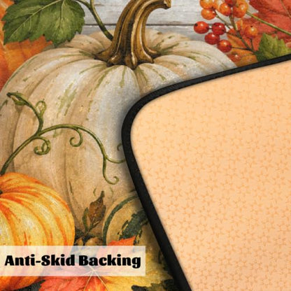 Pumpkin Kitchen Rug Non-Slip Indoor Carpet Absorbent Welcome Mat - color: B:b-12