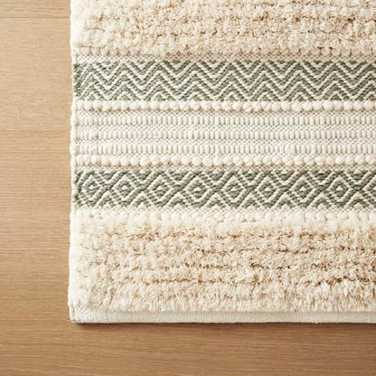 Ink+Ivy Asher Non-Slip Bath Rug Absorbent Quick Dry, 22 x 58, Sage Green - color: Sage Green, size: 1'10" x 4'10" (Rectangular)