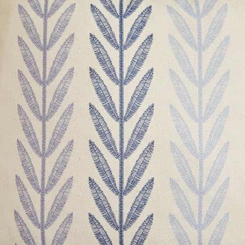 Farmhouse Leaves Throw Pillow Covers Set of 2, 18x18in Mixed Blue - color: Mixed Blue, size: 18" x 18" (Pack of 2)