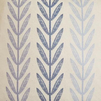 Farmhouse Leaves Throw Pillow Covers Set of 2, 18x18in Mixed Blue - color: Mixed Blue, size: 18" x 18" (Pack of 2)