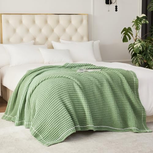 WESHIONGOO Throw Blanket for Couch Sage Green, 50"*60" - color: Sage Green