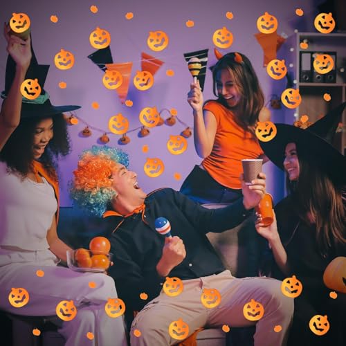 MARFOREVER Halloween Pumpkin Confetti Table Decorations - style: Halloween Pumpkin