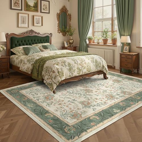 GarveeHome 10x13 Large Living Room Rug Sage Green Washable Area Rug Soft - color: Sage Green, size: 10' x 13' (Rectangular)