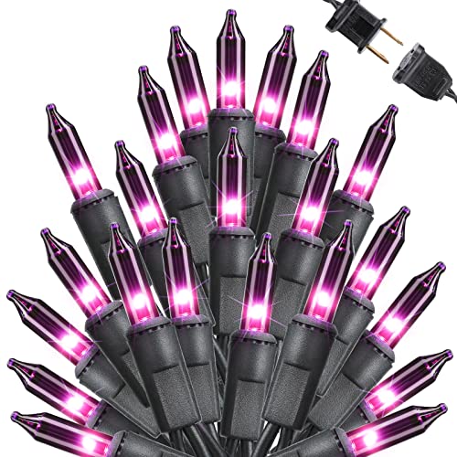 Toodour Purple Halloween Lights, 75ft 300 Count Incandescent String Lights - color: Purple, size: 75ft