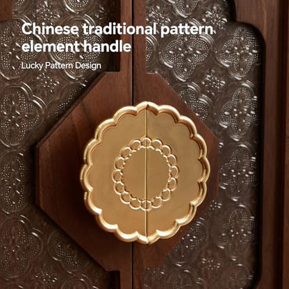 Black Walnut Wood Jewelry Box for Women, Large - size: Double doors