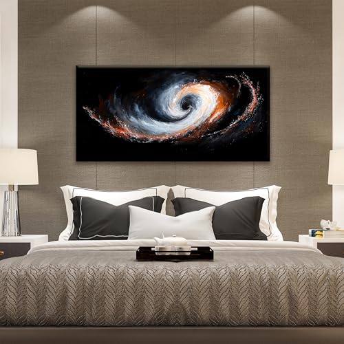 QSQ Abstract Black White Canvas Art Wall Decor Prints 20 × 40 Inch - color: KA7B, size: 40"L x 20"W
