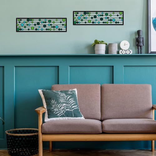 ShxTrade Geometric Metal Wall Decor - color: Green