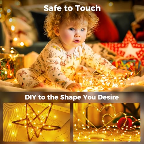 btfarm Fairy Lights Plug in with Remote, 330FT 1000 LED Twinkle Lights - color: Warm White, size: 1 Pack-330FT