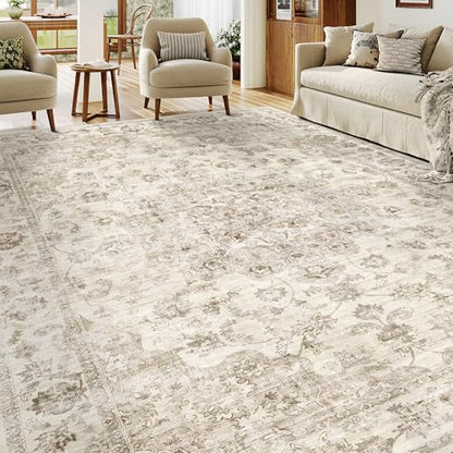 9x12 Beige Neutral Area Rug - color: Neutral | Beige, size: 9' x 12' (Rectangular)