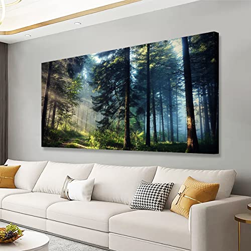 Tree Wall Art Canvas-Beautiful Landscape Wall Art for Living Room,Bedroom and Office-Large Tree Pictures Wall Decor 20x40 Inches-Vibrant and Colorful Wall Painting-Artwork for Walls and Home Decor - color: Tree Wall Art Canvas, size: 40"L x 20"W