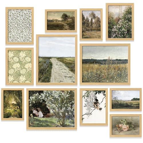 97 Decor French Country Wall Art, 12 Pcs Landscape Prints, Unframed - color: French Country Landscape Gx8x10