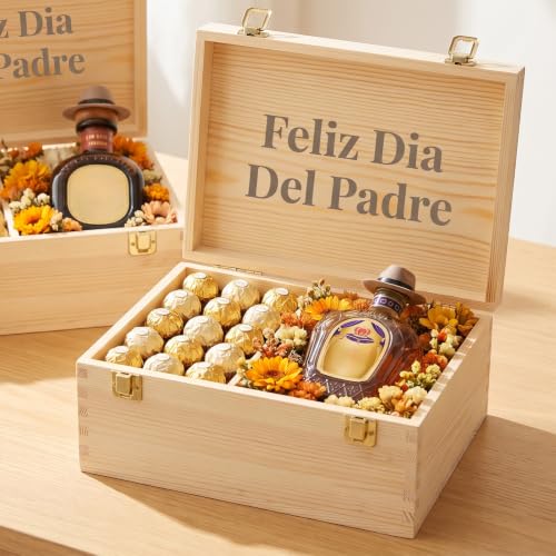 Extra Large Unfinished Wooden Box 11 x 9 x 5 inch Natural Wood Boxes