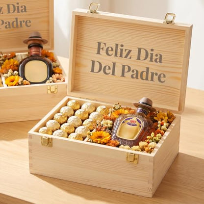 Extra Large Unfinished Wooden Box 11 x 9 x 5 inch Natural Wood Boxes