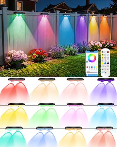Outdoor Deck Lights 16 Pack, 100ft Smart RGB Outdoor Lights, APP - size: 100Ft-16Pack