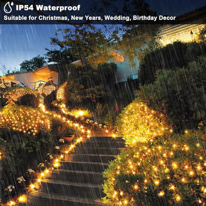 CCILAND 2 Pack Fairy Lights Battery Operated with Remote Timer (Warm White) - color: Warm White