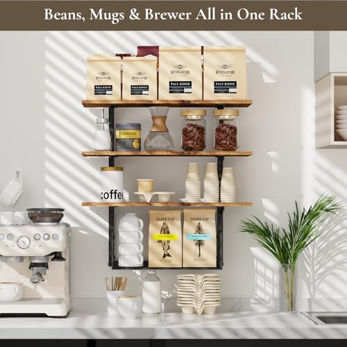 Floating Shelves Bathroom with Storage Basket,Decorative Wall Shelf - size: Arched