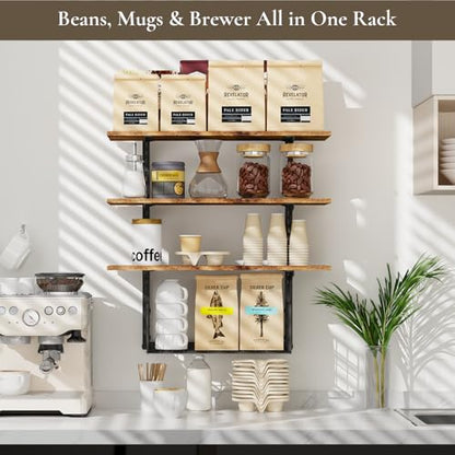 Floating Shelves Bathroom with Storage Basket,Decorative Wall Shelf - size: Arched