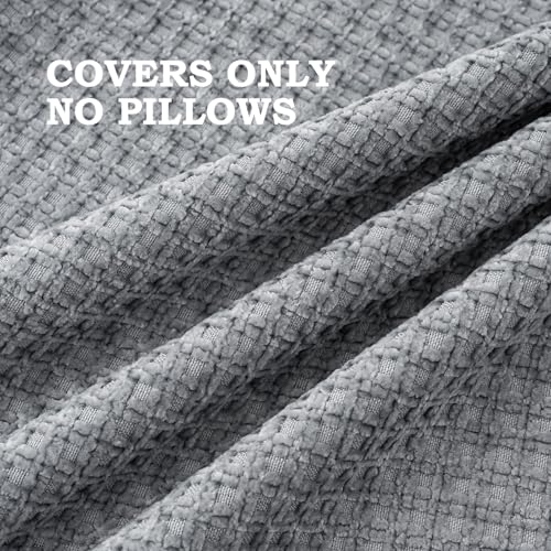 Pack of 4 Throw Pillow Covers 18x18” Boho Cushion Covers for Living Room - color: Light Gray, size: 18" x 18" (Pack of 4)