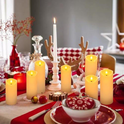 24 Pack Ivory Flameless Candles, with 4 Remote Controls - color: 24Wave Flameless Candle