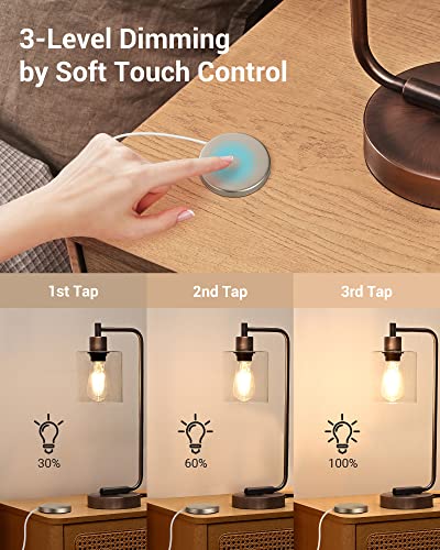 DEWENWILS Touch Dimmer Switch,Touch Pad Control, 3 Levels of Dimming, White - color: White, size: 1 Pack