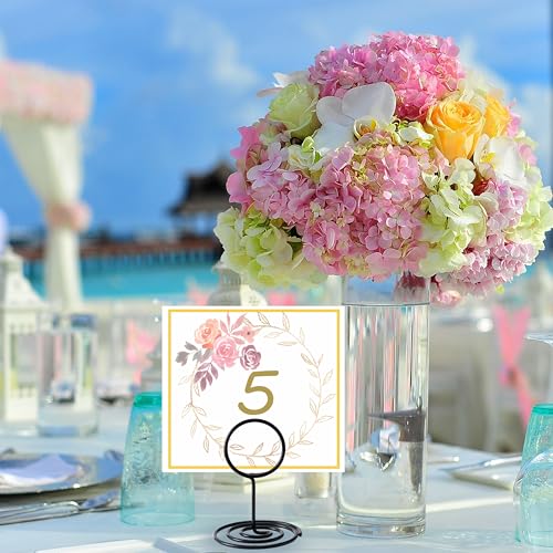 Table Number Holders, 26PCS Place Card Holder, Photo Holder (2" Black) - color: Black, size: Small
