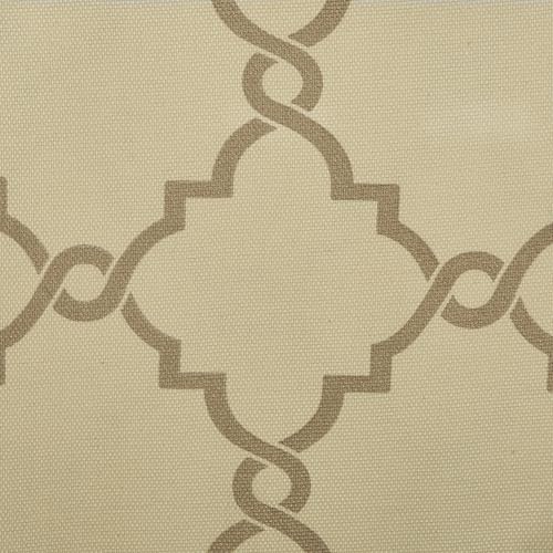 Madison Park Fretwork Print Window Curtain 1 Panel, 50x84 Beige/Gold - color: Beige/Gold, size: 50"W x 84"L (Pack of 1)