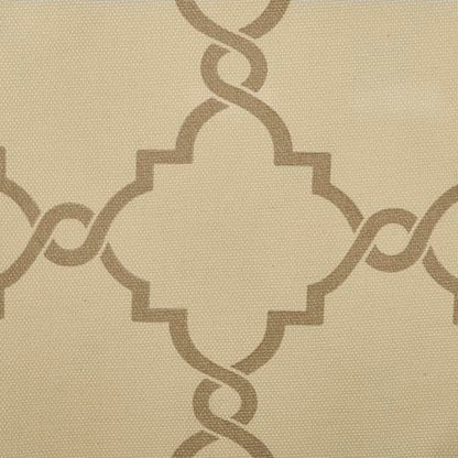 Madison Park Fretwork Print Window Curtain 1 Panel, 50x84 Beige/Gold - color: Beige/Gold, size: 50"W x 84"L (Pack of 1)