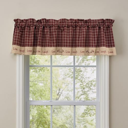 Park Designs Sturbridge Live Lined Valance, 60 x 14 - color: Live Lined