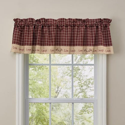 Park Designs Sturbridge Live Lined Valance, 60 x 14 - color: Live Lined