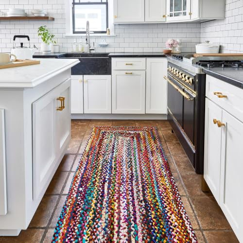 nuLOOM Tammara Multicolor Ombre Braided Runner Rug, 2' x 8'