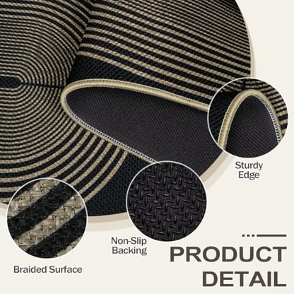 Kitchen Mats Sets of 2 PCS, Non Slip Washable Kitchen Floor Mats - color: Rainbow, size: 17.3"x30"+17.3"x47"