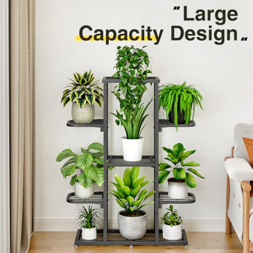 Plant Stand Indoor Outdoor Large Tiered Adjustable Corner Shelf