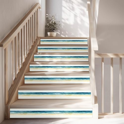 IVN Wallpaper Border Peel and Stick Wall Beach Shore 4x196 Inch - color: Beach Shore