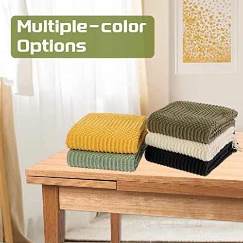 Blagic Soft Knitted Throw Blanket for Couch and Bed,Yellow,60"x80" - color: K-yellow, size: 60 × 80 in