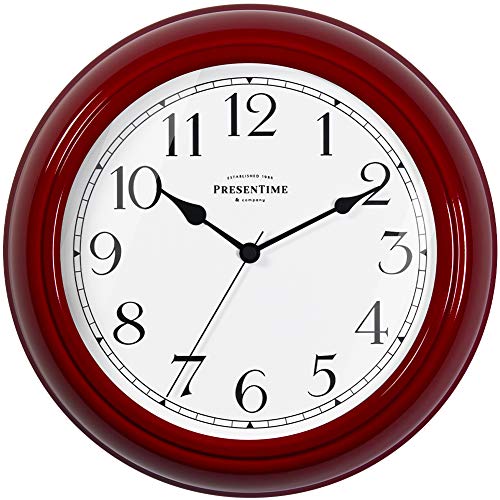 Presentime Chic Home Collection 10" Molly Clock - color: Red