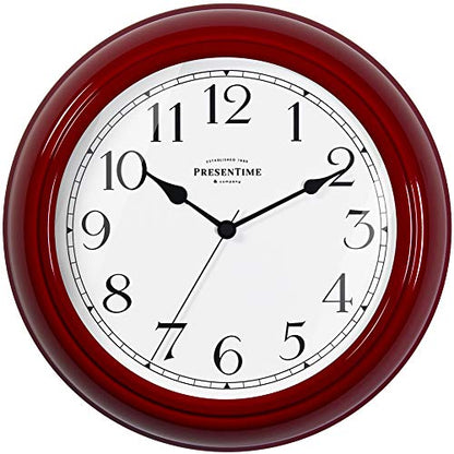 Presentime Chic Home Collection 10" Molly Clock - color: Red